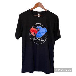 Maroon 5 Black T-Shirt Girls Like You Unisex L Tee Tour Music Band NWOT New